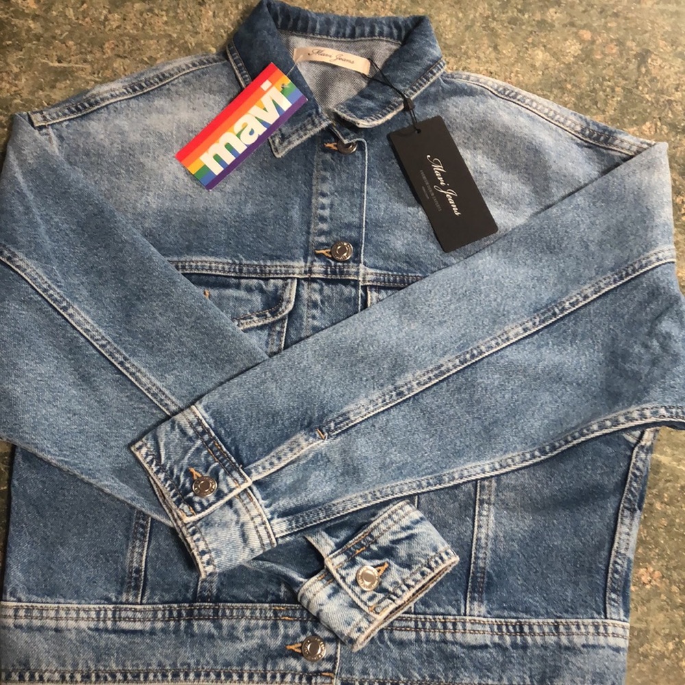 NWT Mavi Denim All For Love Pride Denim Jacket! - Picture 9 of 10
